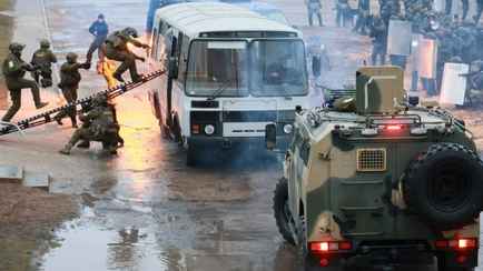 КГБ и МВД объявили в Гродно режим контртеррористической операции