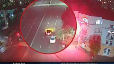 ГАИ показала, за какой маневр таксиста в Орше лишили прав на 2 года и дали штраф 600 рублей