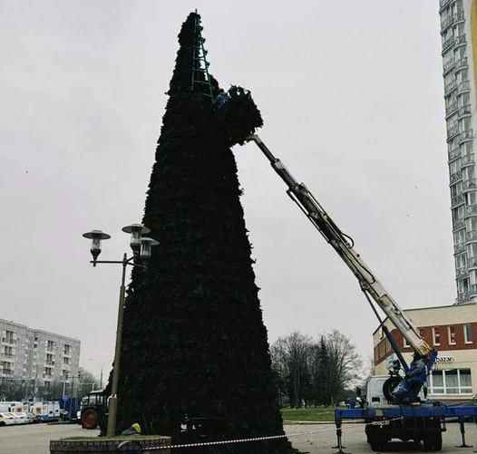 Новогодняя ёлка в Серебрянке, Минск