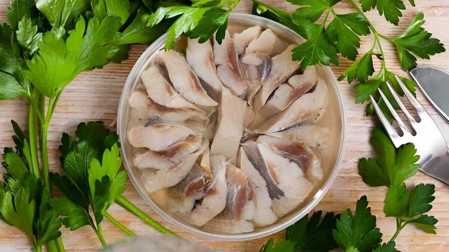 Эта ошибка при вымачивании селедки сделает ее горькой и резиновой. Сколько времени и жидкости понадобится?