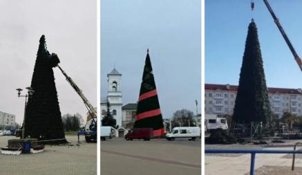 Так, в столице ёлки установили в микрорайонах Серебрянка