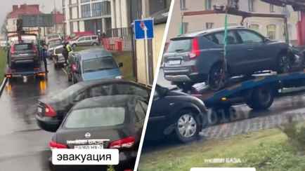 «Напротив штрафстоянка, совпадение?» — Минчанам показали микрорайон, где «каждый день» эвакуаторы забирают машины