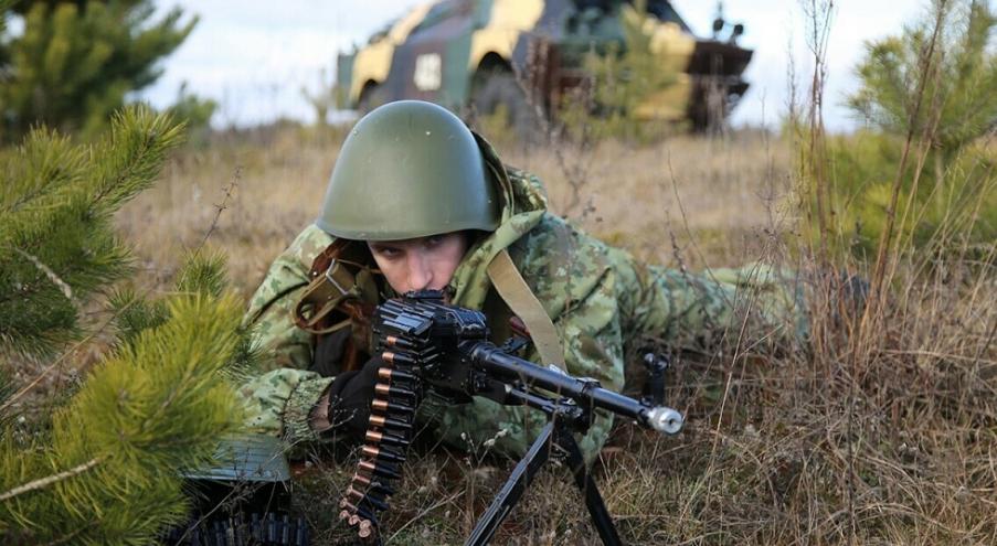 Графиком плановых учебных стрельб Пинского погранотряда на ноябрь