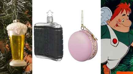 Пиво, фляжка, макарон, Карлсон. Маркетплейсы предложили белорусам необычные елочные игрушки. Какие цены?