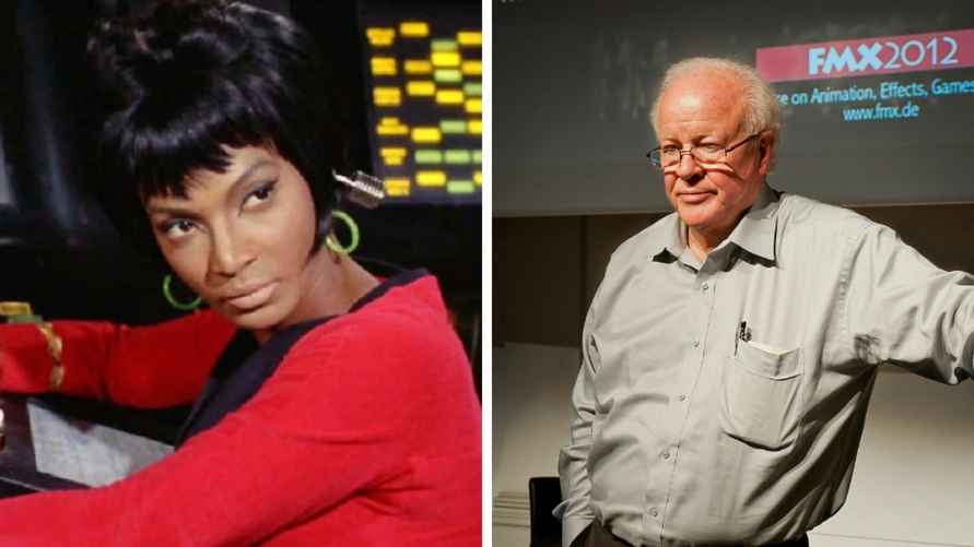 Нишель Николс в роли Нийоты Ухуры и Дуглас Трамбулл