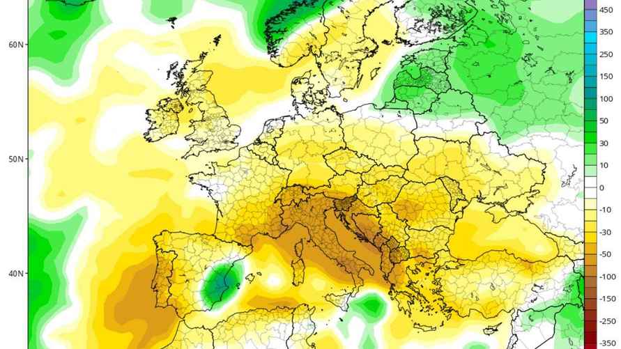 Прогноз по количеству осадков в ноябре 2024 года
