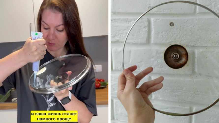 Зачем мазать зубную пасту на крышку сковородки? Проверили, как работает лайфхак из TikTok, "залетевший" на 2,5 млн просмотров