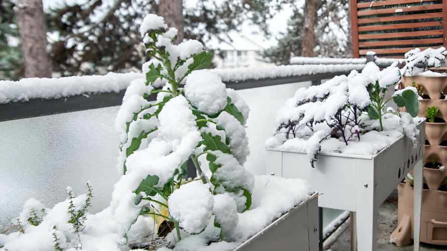 Эти овощи можно высаживать на балконе зимой. Какие 6 сортов переживут температуру -15°C?