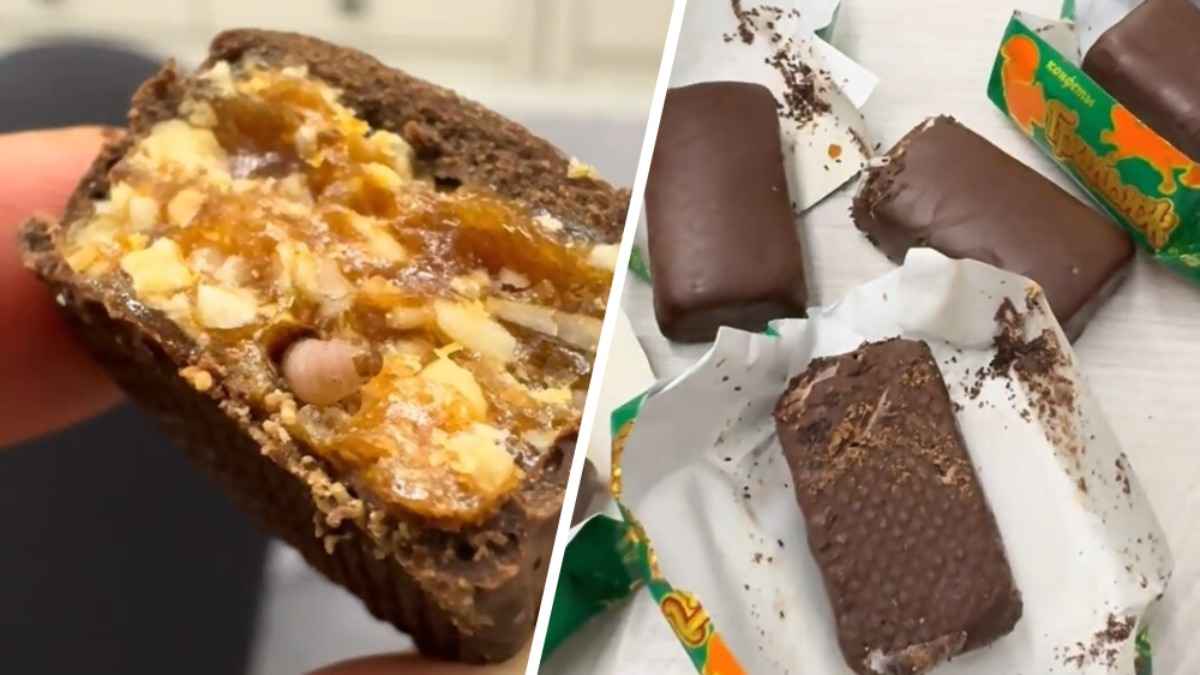 "Вот он шевелится" - Покупательница пожаловалась, что конфетах из белорусского магазина нашла червя