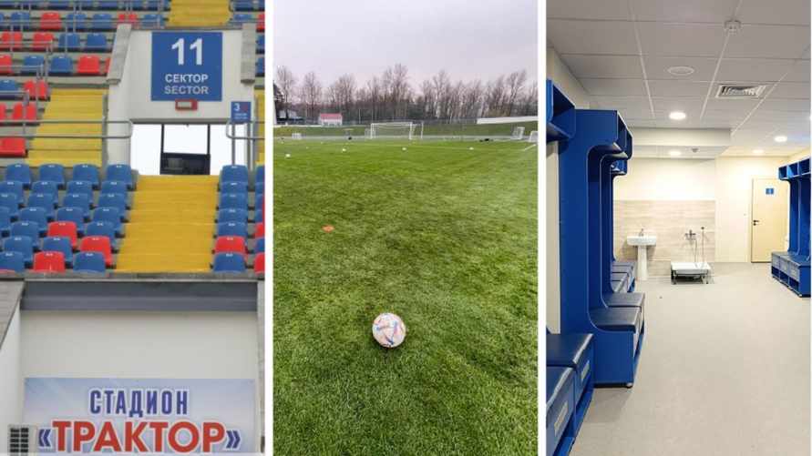 В Минске после года ремонта открыли стадион "Трактор"