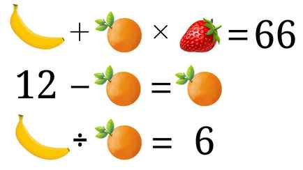 Эта головоломка с фруктами не такая сложная, как кажется. Разомните свой мозг за 5 минут