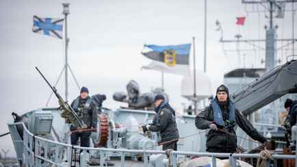 Эстония начала в Балтийском море военно-морскую операцию после обрыва кабелей