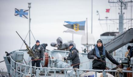 Эстония начала в Балтийском море военно-морскую операцию после обрыва кабелей