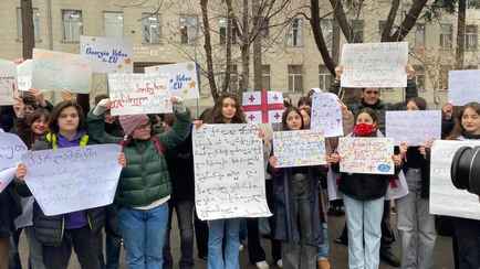 В Грузии забастовку объявили школьники и студенты. Что происходит в стране?