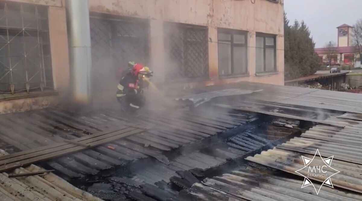 В Фаниполе загорелся ремонтно-механический завод