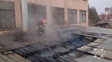 В Фаниполе загорелся ремонтно-механический завод