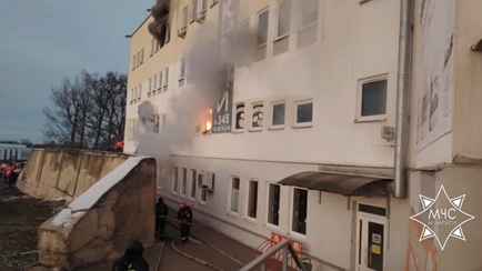 В Витебске загорелся торговый центр — эвакуировали 215 человек