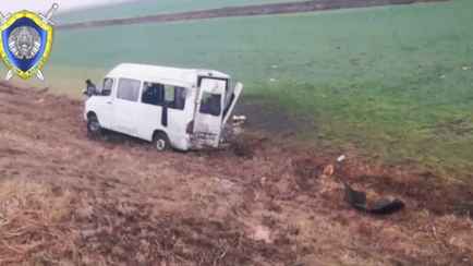 В Житковичском районе легковушка столкнулась с маршруткой