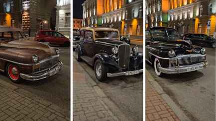 «Последний испортил весь пейзаж» — На одной из улиц Минска собралась стихийная «выставка ретро-авто»