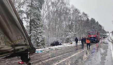 ГАИ привлекла к ответственности за скользкие дороги 19 должностных лиц после аварии на Могилёвщине, в которой погибла семья