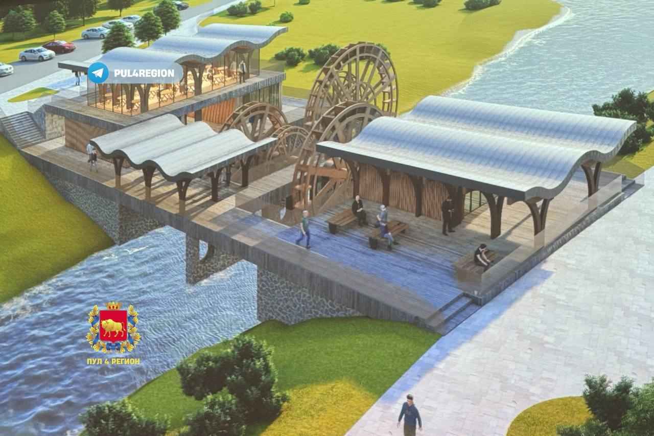 В одном из областных центров Беларуси решили построить разводной мост. Где запланировали остановку водного такси?