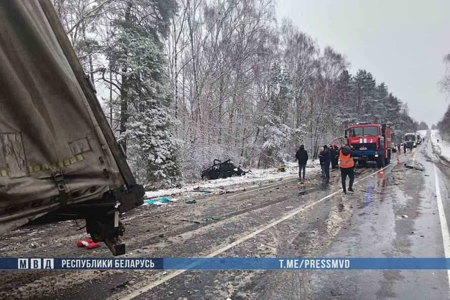 ГАИ привлекла к ответственности за скользкие дороги 19 должностных лиц после аварии на Могилёвщине, в которой погибла семья