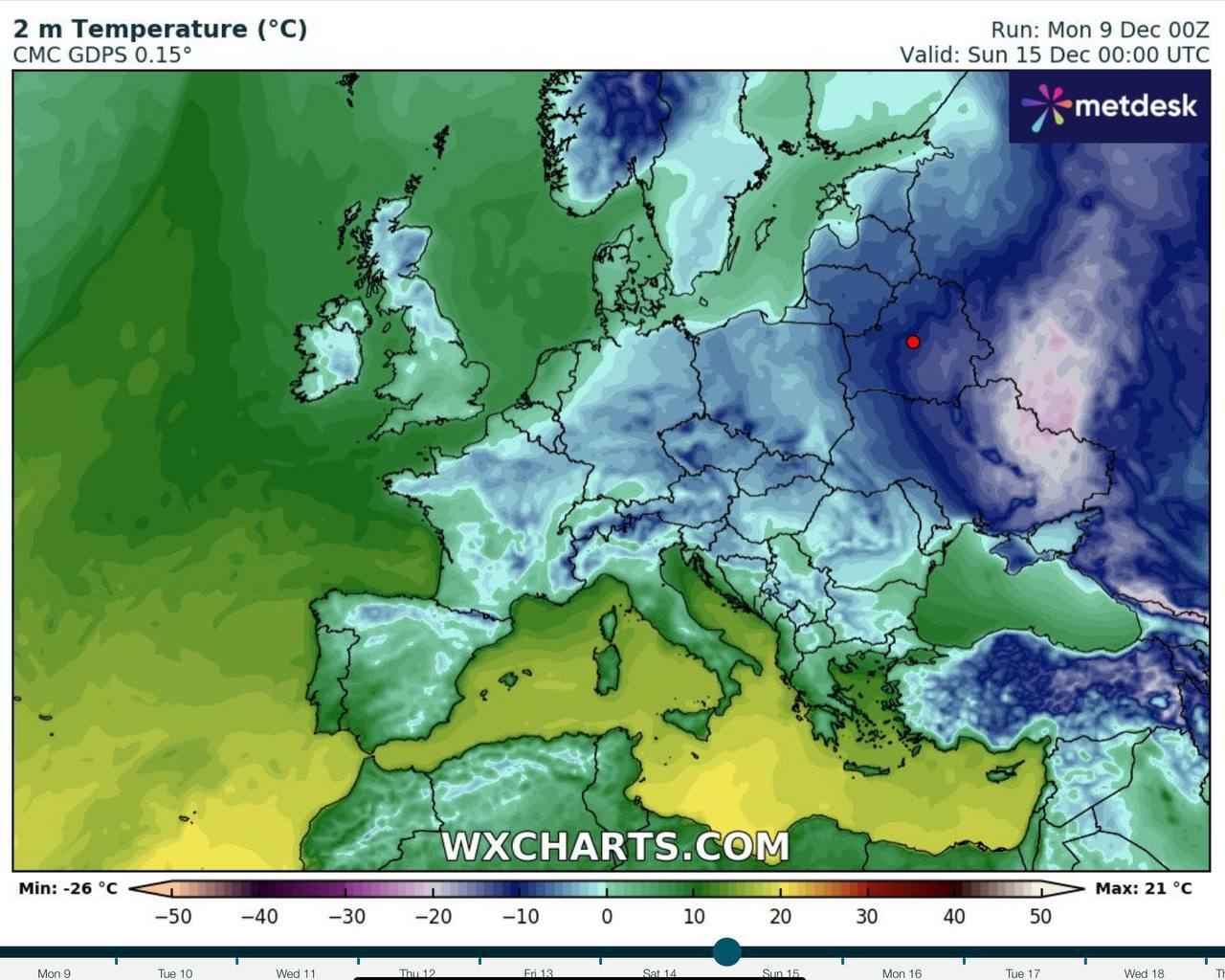 Синоптики пообещали белорусам пару морозных дней в середине декабря. Где похолодает до -15°С?