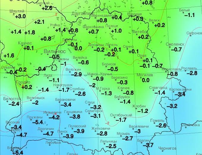 Новый год с зелёными газонами? Синоптики спрогнозировали Беларуси новую волну потепления до +6°С