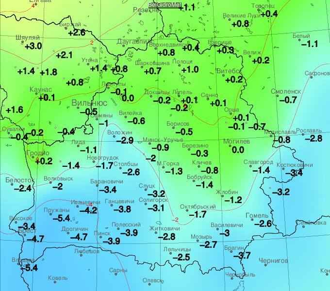 Новый год с зелёными газонами? Синоптики спрогнозировали Беларуси новую волну потепления до +6°С