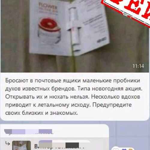 Скриншот: Telegram-канал "Народный антифейк"