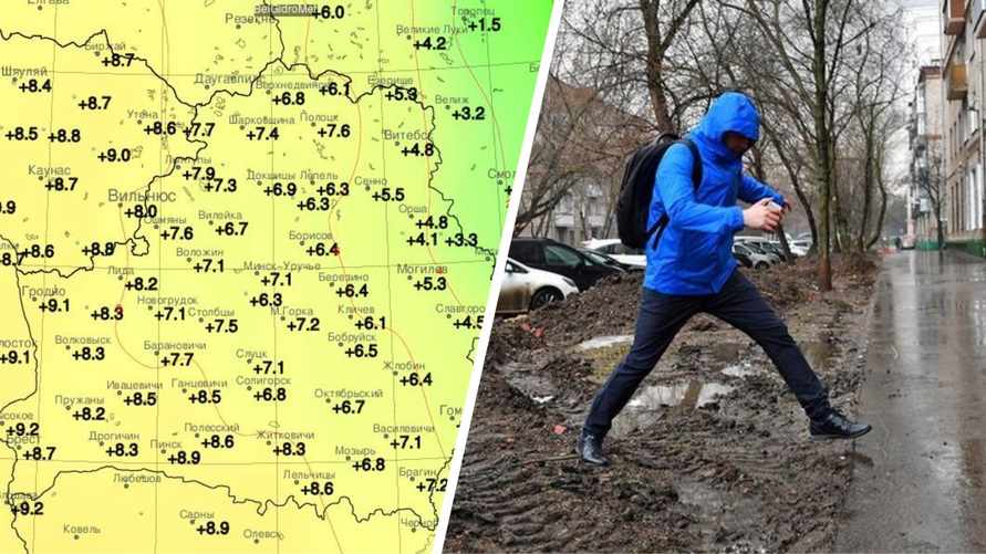 Вместо декабря апрель? Температура в Беларуси превысила норму на 10°C. Что будет дальше?