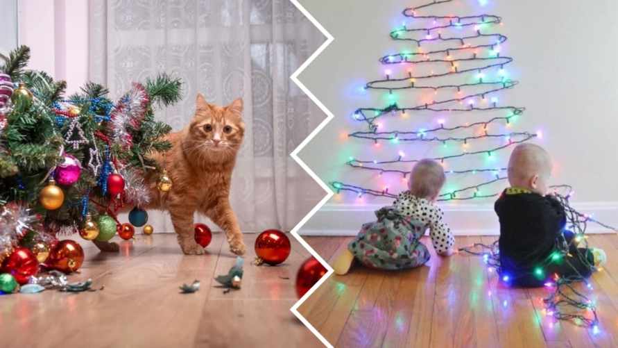 Как поставить ёлку "без ёлки"? Эти 5 креативных идей спасут праздничное настроение, когда искусственная или живая - не вариант