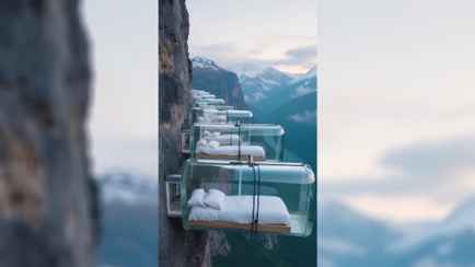 «Душа в пятки уходит» — Кровати над пропастью удивили миллионы людей в TikTok. Это реально?