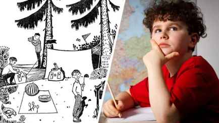 Эта детская задачка из советского журнала покорила интернет. Сможете ли ответить на 9 вопросов, глядя на картинку?