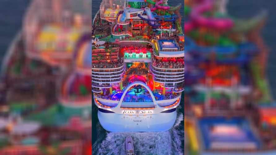 "Плавающий кайфоград" - В TikTok показали, как выглядит самый большой круизный лайнер. Сколько стоит билет?