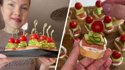Эти бутерброды «на скорую руку» покинут новогодний стол быстрее всего. Из каких 3 ингредиентов приготовить намазку?