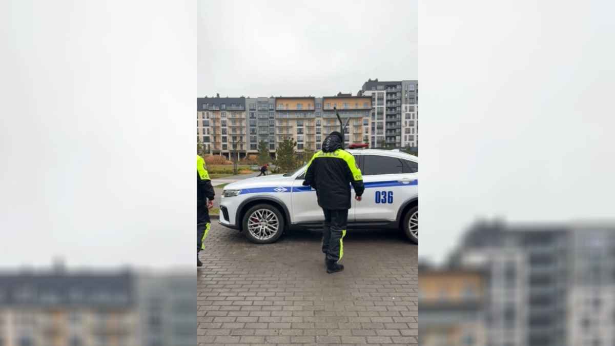 "Это как понимать?" - ГАИ предупредила об опасности. Но белорусы спросили про патрульную машину в ролике