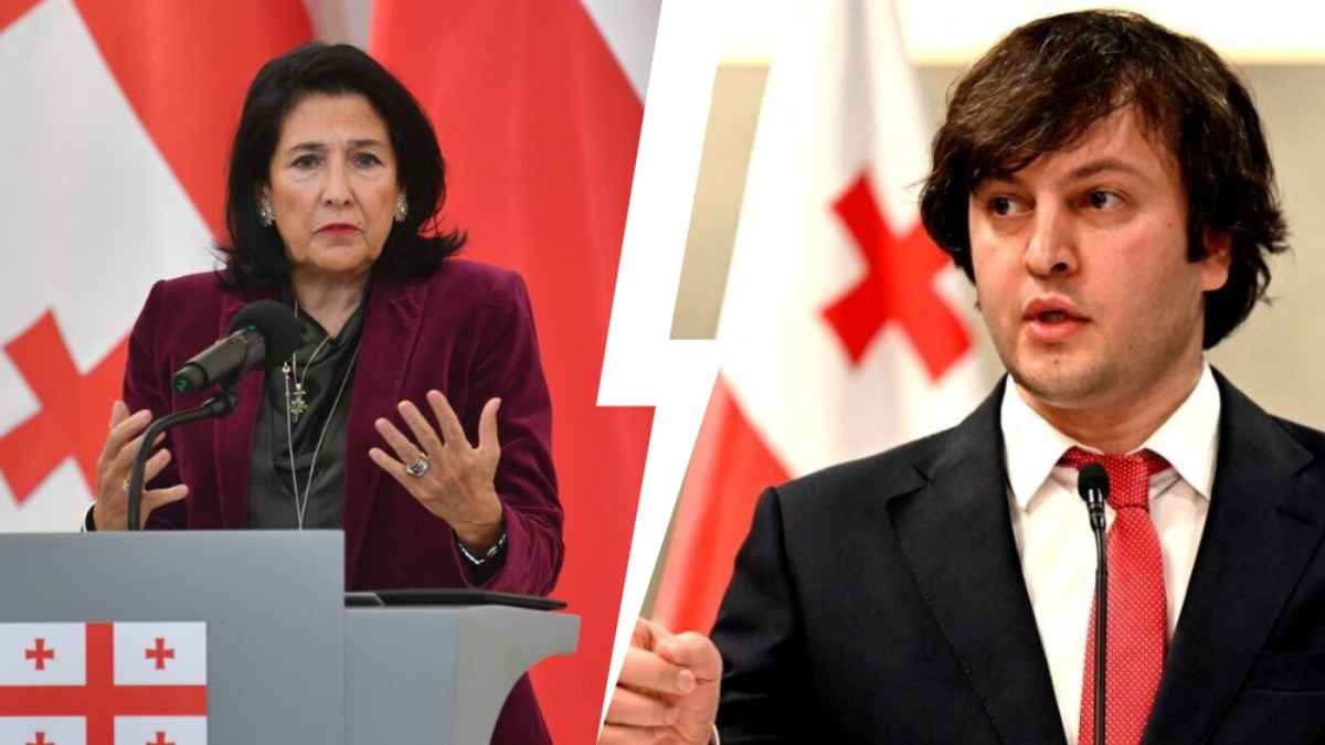Премьер Грузии пригрозил президенту тюрьмой, если она не покинет резиденцию до 29 декабря