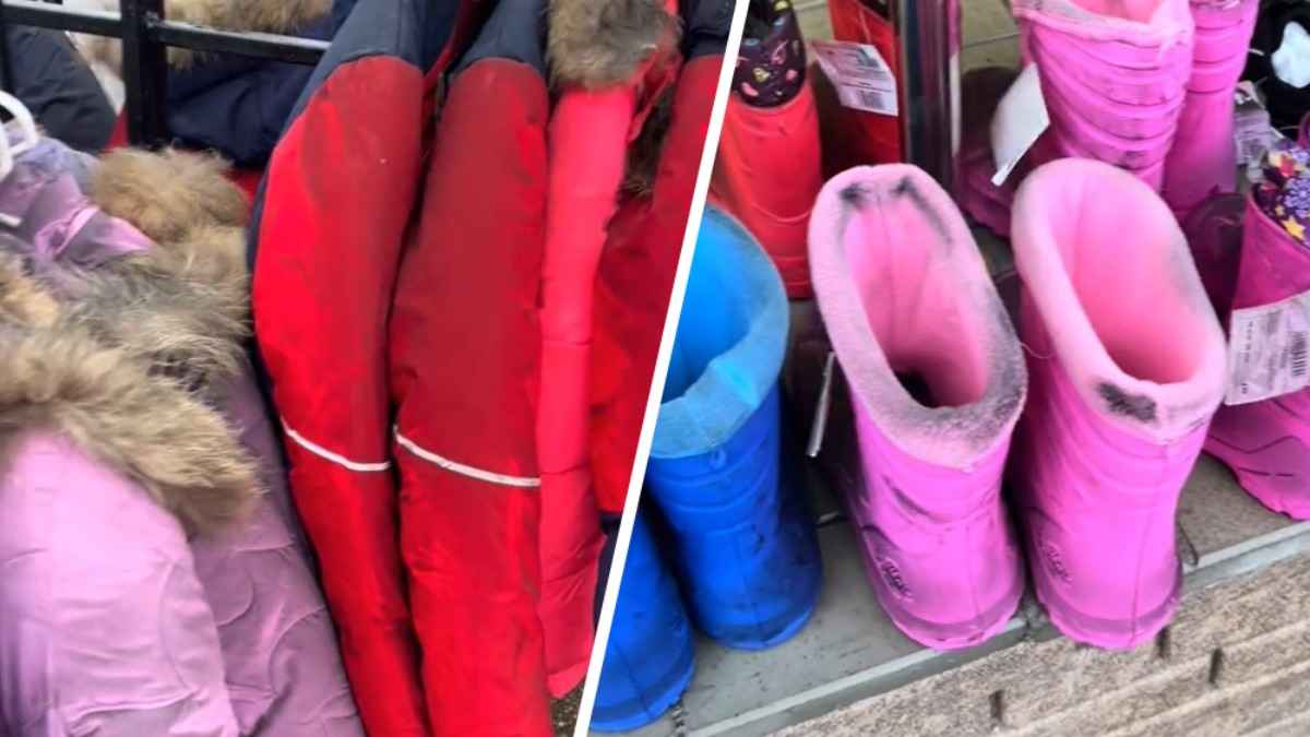 "Спрос бешеный" - В Витебске началась распродажа вещей с копотью после пожара в ТЦ