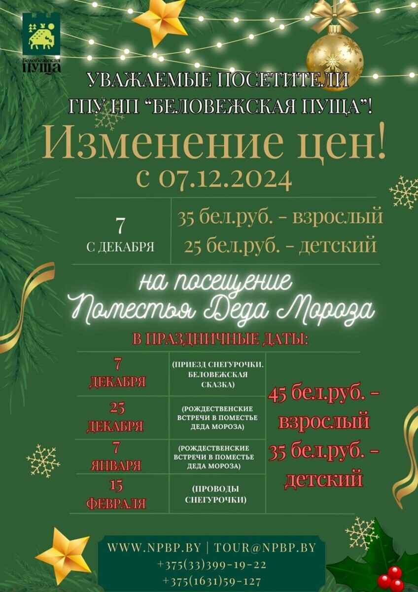 Где в Беларуси дети могут встретиться с Дедом Морозом и во сколько это обойдётся родителям? Собрали адреса резиденций во всех областях