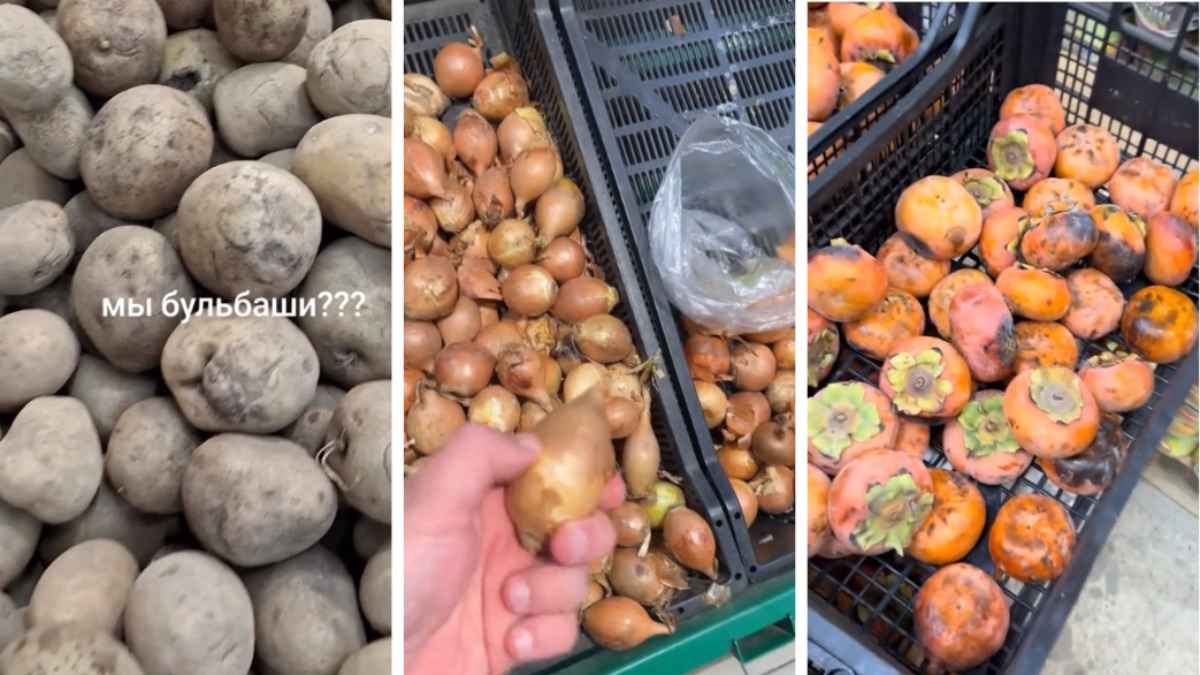 "Что-то странное происходит" – Белорусы пожаловались на мелкую картошку, полугнилой лук и "топовую" хурму в магазинах