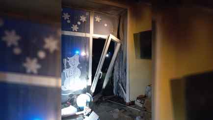 Под Бобруйском загорелась школа