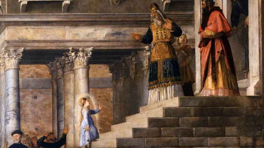 "Введение Марии во храм", Тициан, 1534-1538 гг.