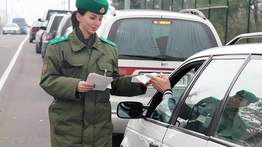 Таможня предупредила скопившихся на границе белорусов о штрафах. За что от 180 рублей?