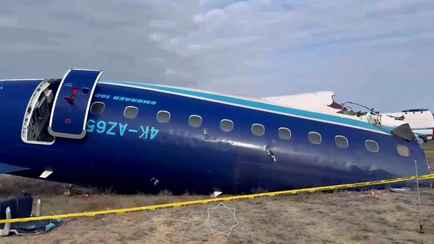 В России опубликовали свою расшифровку переговоров пилотов разбившегося самолёта «Азейбарджанских авиалиний»