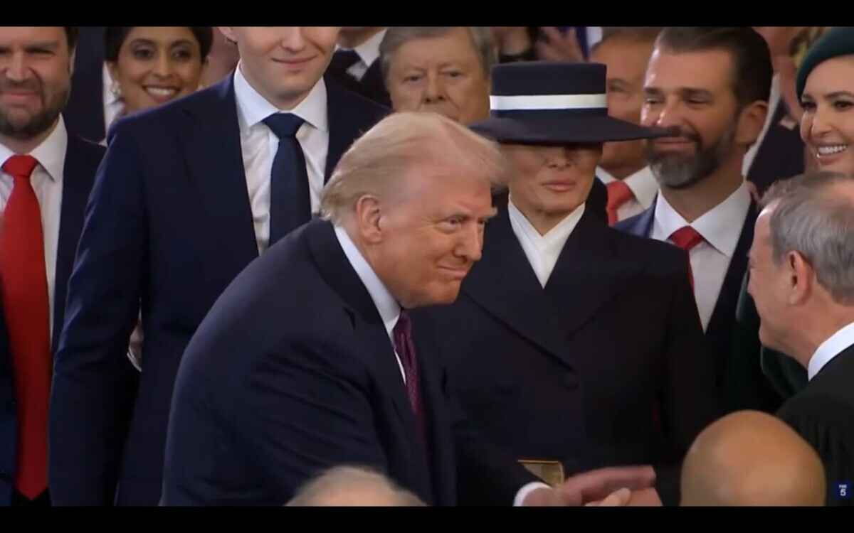 Скриншот прямой трансляции