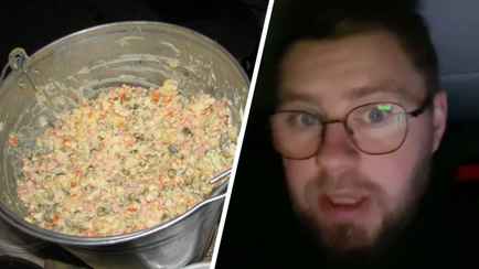 «За срочность накину 5 рублей» — «Доедатель салатов» рассказал, какие новогодние блюда попросили съесть за них белорусы