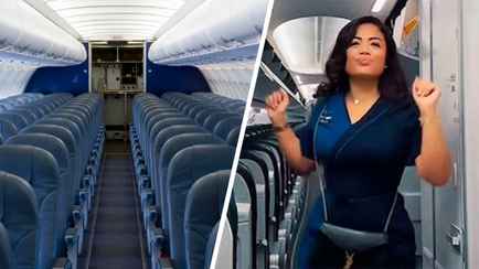 За этот танец в самолёте американскую стюардессу уволили с работы