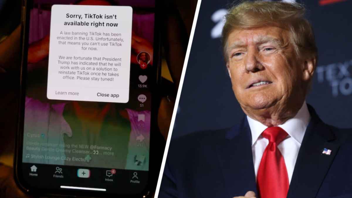 В США перестал работать TikTok из-за запрета властей. Что пообещал Трамп?