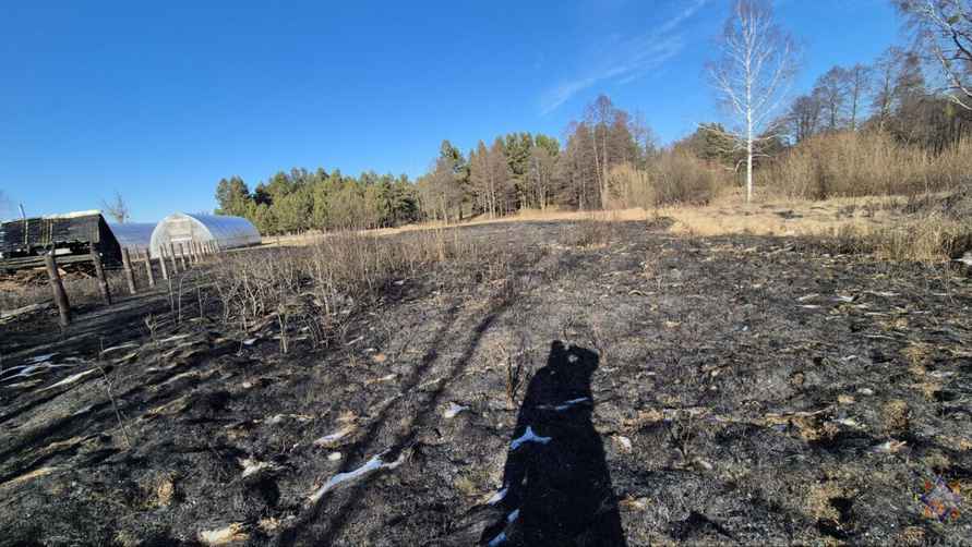 МЧС зафиксировало первый весенний пожар на Гродненщине. Какие штрафы грозят виновникам?